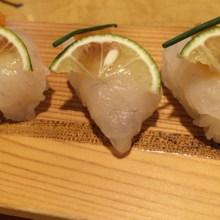 白身魚のお寿司